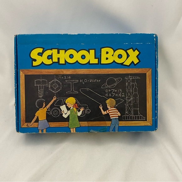 Vintage School Box Pencil Case Mix N Eat Cream Of Wheat 1983 Nabisco Brands - Picture 13 of 13
